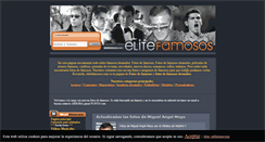 Desktop Screenshot of elitefamosos.com